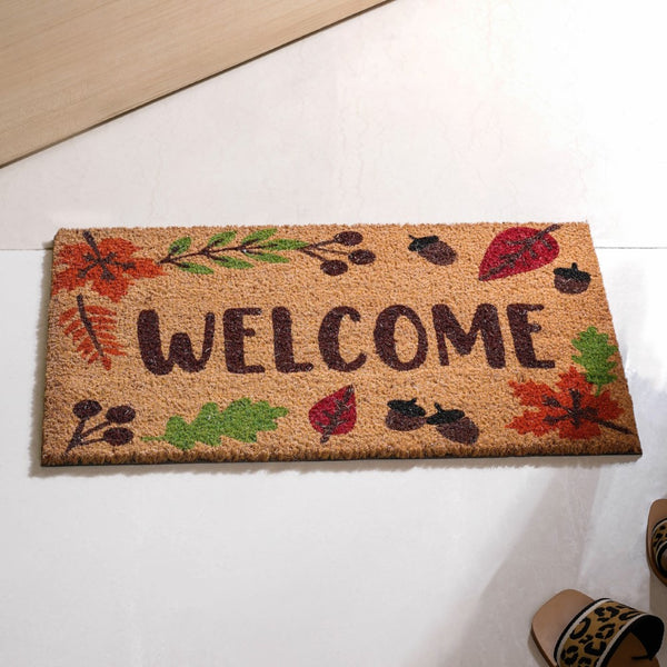 Welcome Coir Doormat 23.5 x 15.5 Inches