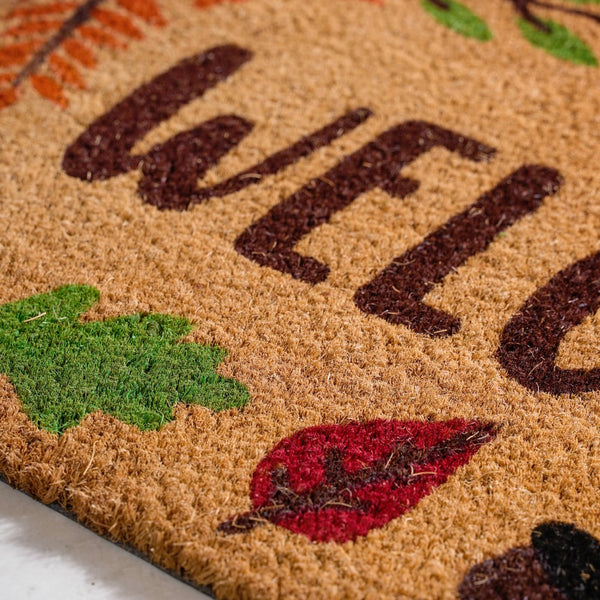 Welcome Coir Doormat 23.5 x 15.5 Inches