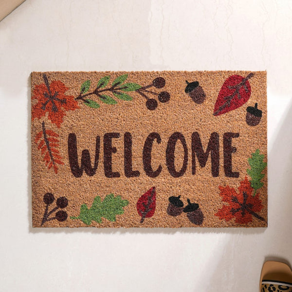 Welcome Coir Doormat 23.5 x 15.5 Inches