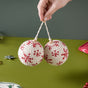 Snowflake Christmas Hanging Ornament Set Of 2 - Showpiece | Home decor item | Room decoration item