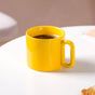 Ceramic Mug Yellow 220ml- Mug for coffee, tea mug, cappuccino mug | Cups and Mugs for Coffee Table & Home Decor