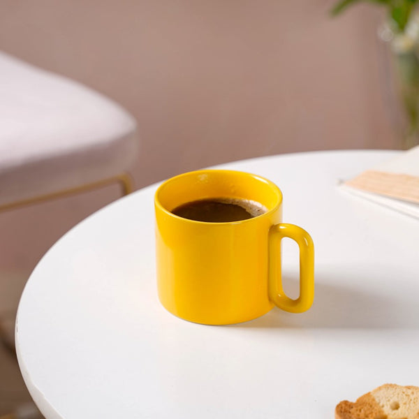 Ceramic Mug Yellow 220ml