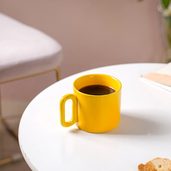 Ceramic Mug Yellow 220ml