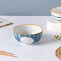 Polka Dot Ceramic Soup Bowl Nitori 250ml - Bowl, soup bowl, ceramic bowl, snack bowls, curry bowl, popcorn bowls | Bowls for dining table & home decor