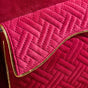 Luxe Velvet Sleek Laptop Bag Maroon 36 x 27 cm