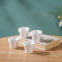 Mini Pot For Table Decor White Set of 4 - Plant pot and plant stands | Room decor items