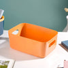 Multipurpose Storage Basket Orange Set Of 2 11 Inch - Basket | Organizer | Kitchen basket | Storage basket