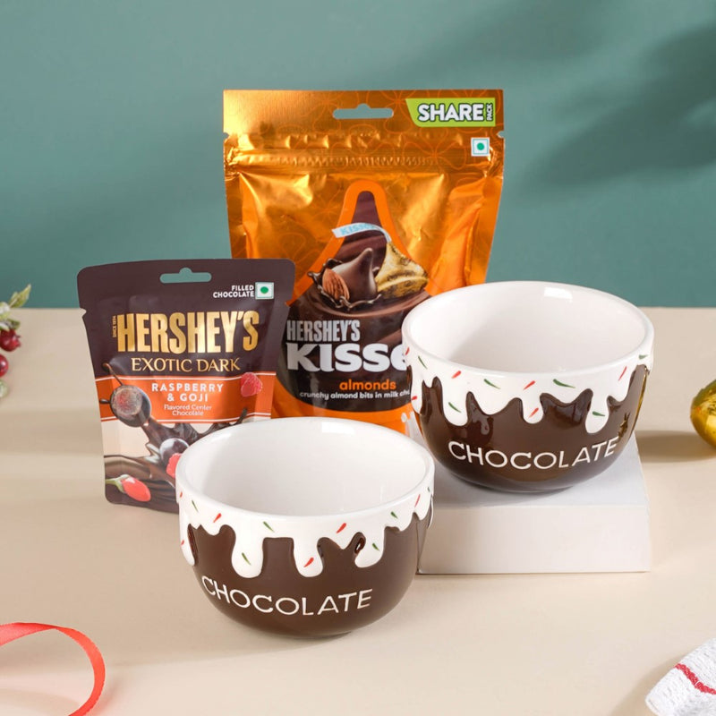 Choco-licious Dessert Time Christmas Hamper Set Of 4