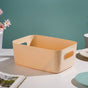 Multipurpose Storage Basket Beige Set Of 2 11 Inch - Basket | Organizer | Kitchen basket | Storage basket