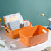 Multipurpose Storage Basket Orange Set Of 2 11 Inch - Basket | Organizer | Kitchen basket | Storage basket