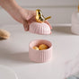 Bird Ceramic Canister Pink