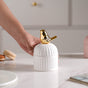 Bird Ceramic Canister White