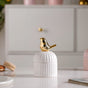 Bird Ceramic Canister White