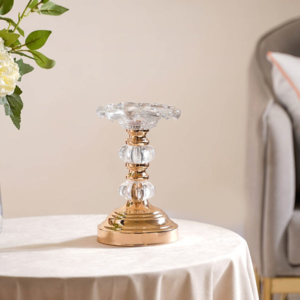 Crystal Luxury Candle Stand Set Of 2