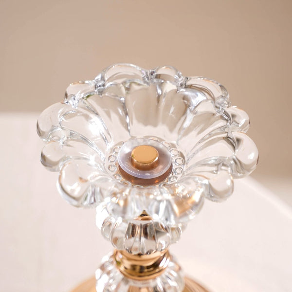 Crystal Luxury Candle Stand Set Of 2