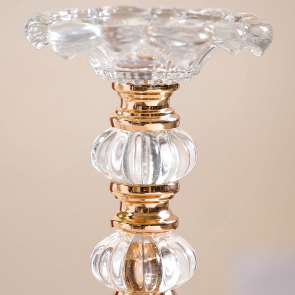 Crystal Luxury Candle Stand Set Of 2