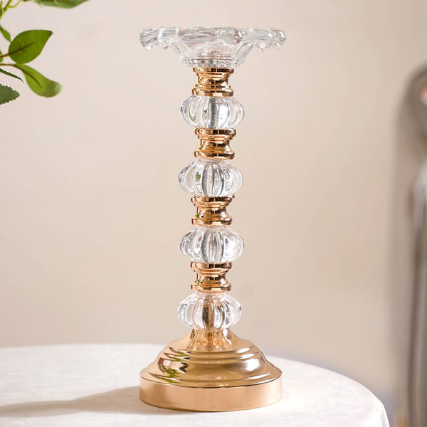 Crystal Luxury Candle Stand Set Of 2