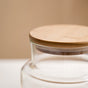 Clear Glass Airtight Container With Lid Small 1.2 L - Jar