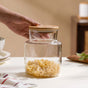 Clear Glass Airtight Container With Lid Small 1.2 L - Jar