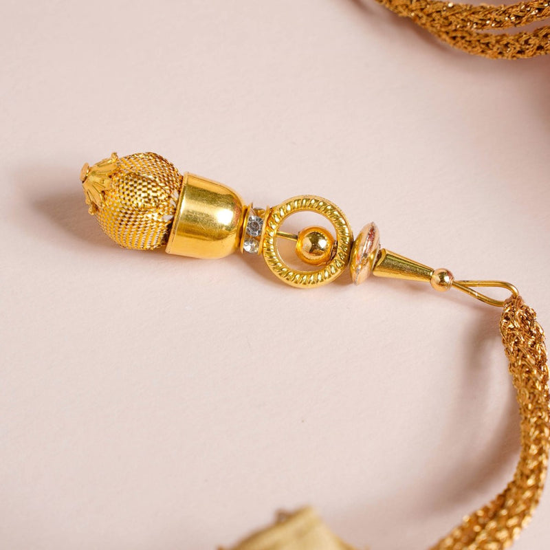 Kimaya Zari Floral Embroidered Shagun Potli Bag Set Of 2