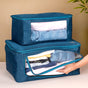 Storage Bag For Clothes Set Of 2 Teal