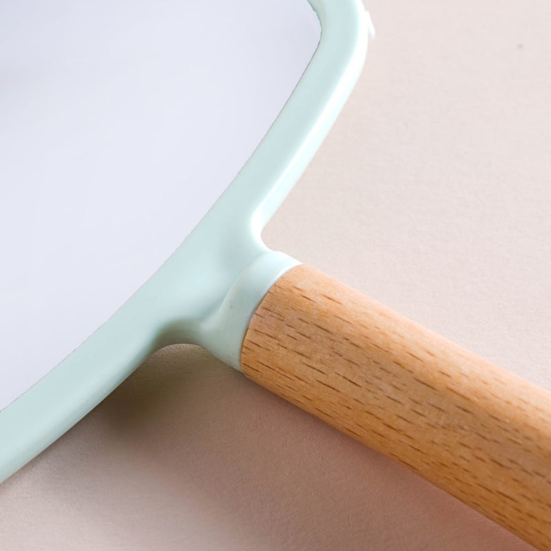 Sleek Square Handheld Mirror Green - Makeup mirror: Buy mirror online | Mirror for dressing table and room decor