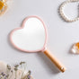 Beauty Heart Handheld Mirror Pink - Handheld mirror: Buy mirror online | Mirror for dressing table and room decor