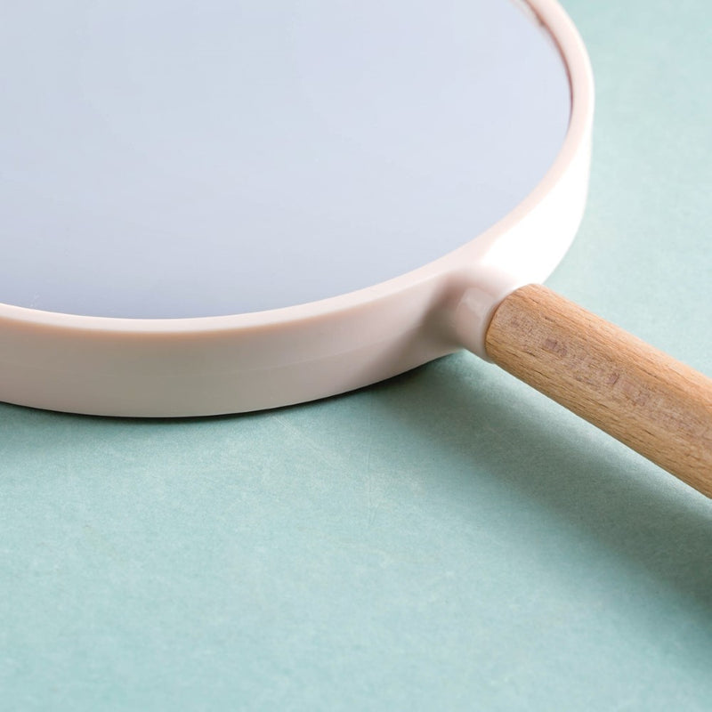 Modern Two Sided Handheld Mirror Baby Pink - Handheld mirror: Buy mirror online | Mirror for dressing table and room decor