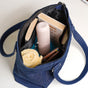 Quilted Denim Handbag