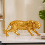 Royal Tiger Figurine Gold - Showpiece | Home decor item | Room decoration item