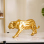 Royal Tiger Figurine Gold - Showpiece | Home decor item | Room decoration item