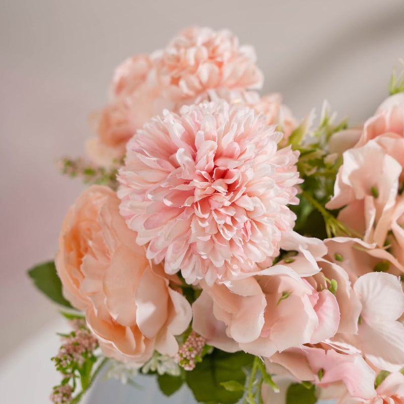 Artificial Flower Bunch Peony Light Pink - Artificial flower | Home decor item | Room decoration item