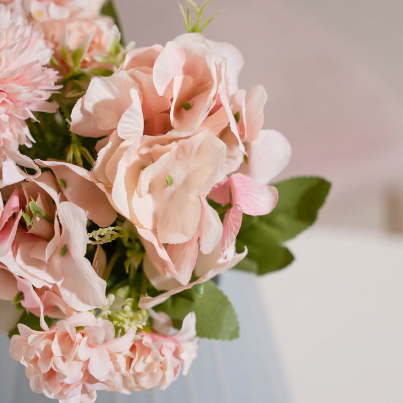 Artificial Flower Bunch Peony Light Pink - Artificial flower | Home decor item | Room decoration item