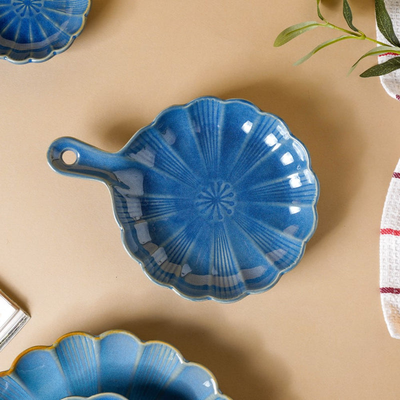 Ocean Blue 27 Piece Dinner Set For 6