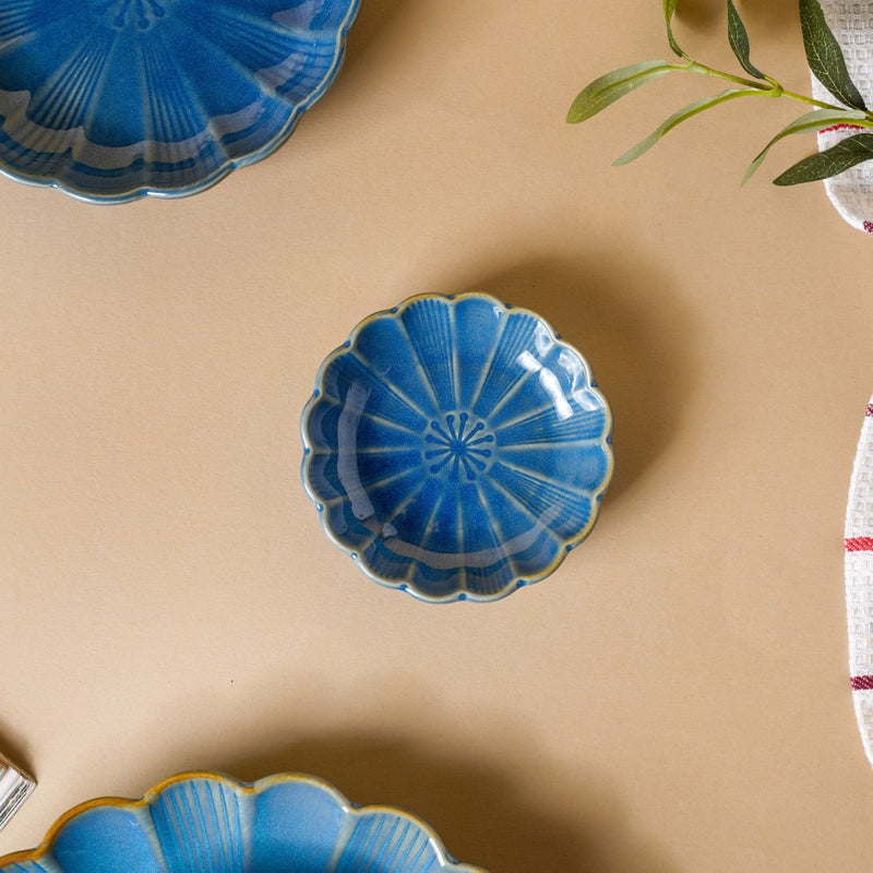 Ocean Blue 27 Piece Dinner Set For 6