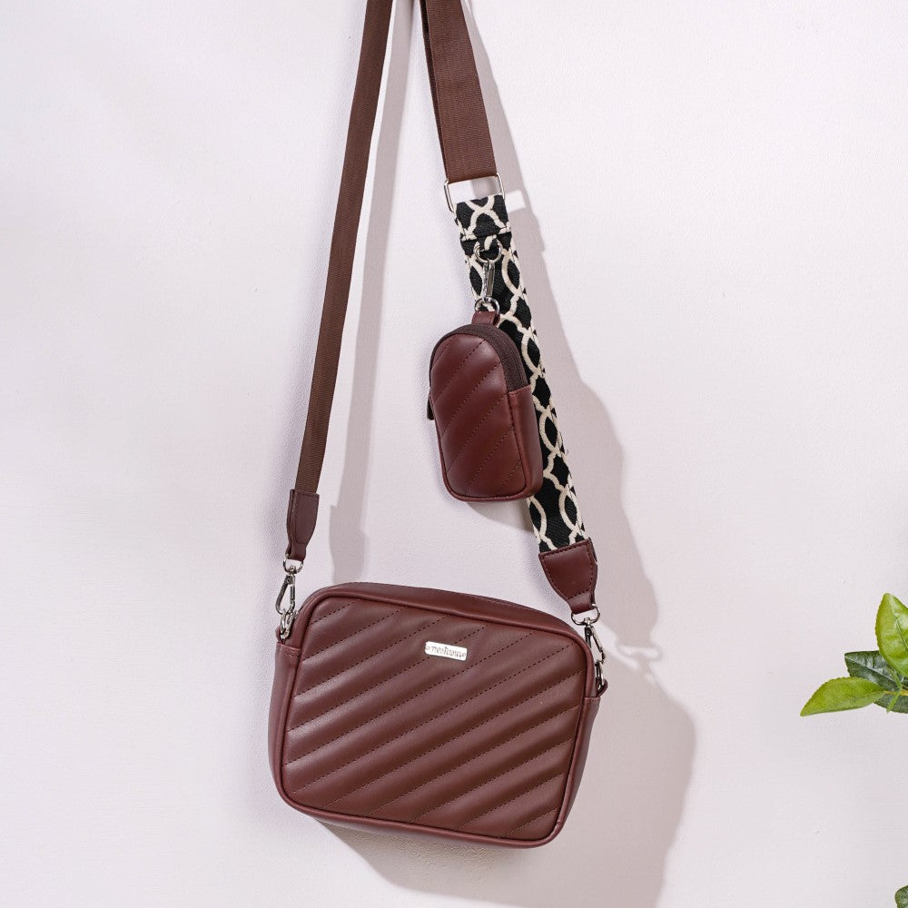 PRERNA Cords Craft | Genuine Leather Cross Body Sling Bag India | Ubuy