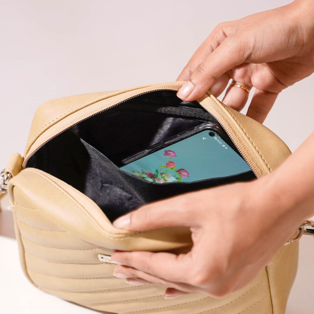 VOLGANIK ROCK Women Soft PU Leather Shoulder Handbag Multi Pocket India |  Ubuy