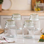 Modern Glass Jar Medium Set Of 4 550ml - Jar