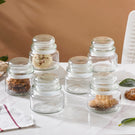 Modern Glass Jar Small Set Of 6 250ml