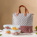 Lunch Box Set Of 4 With Velvet Lunch Bag - Lunch box