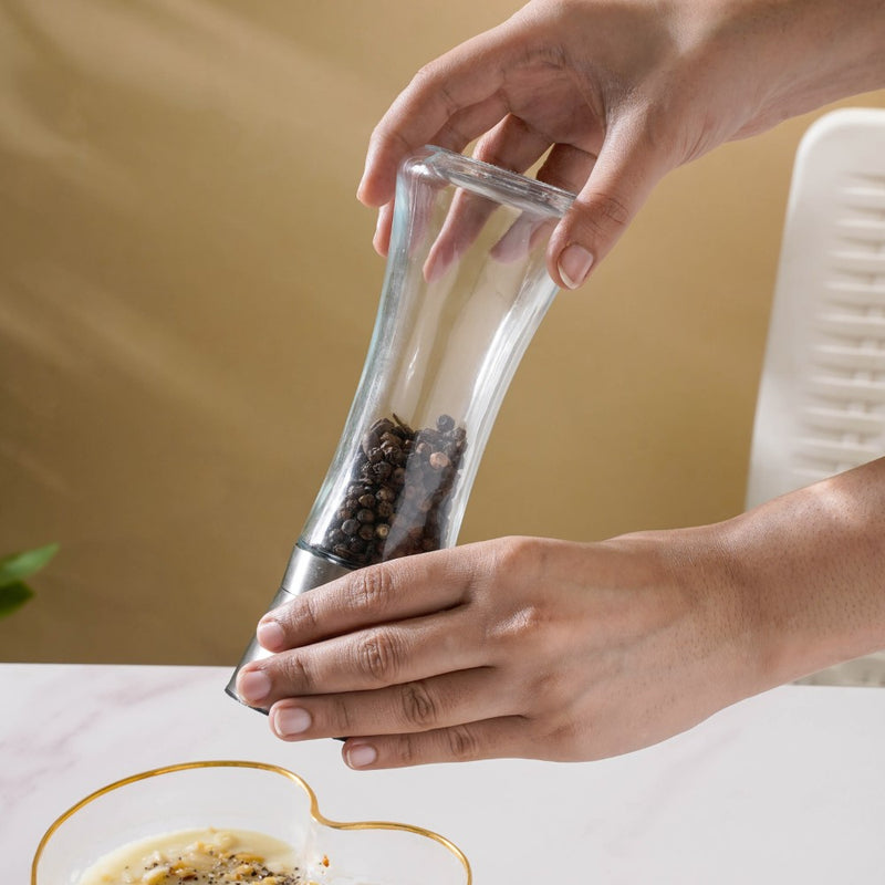 Manual Pepper Grinder Set Of 2 200ml - Kitchen Tool