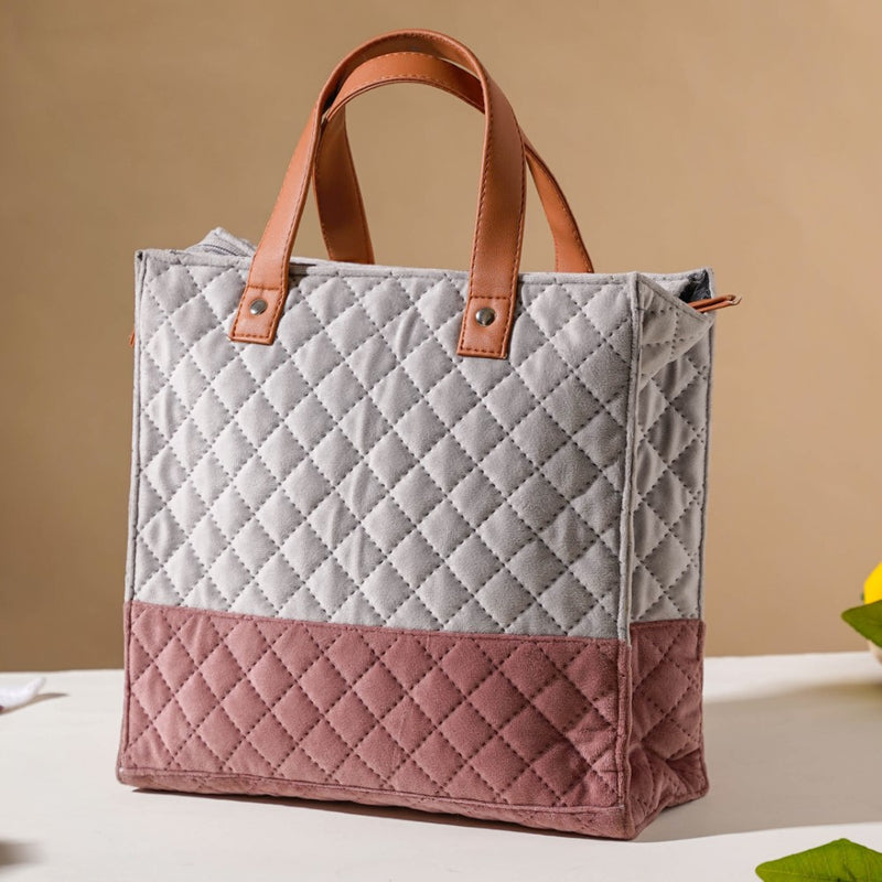 Lunch Box Set Of 4 With Velvet Lunch Bag - Lunch box