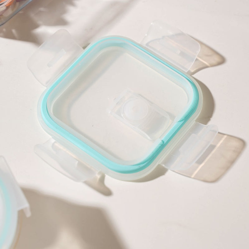 Lunch Box Set Of 4 With Velvet Lunch Bag - Lunch box