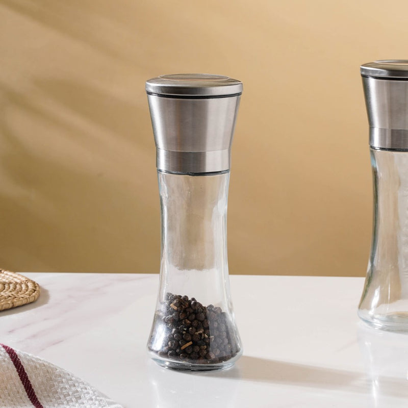 Manual Pepper Grinder Set Of 2 200ml - Kitchen Tool