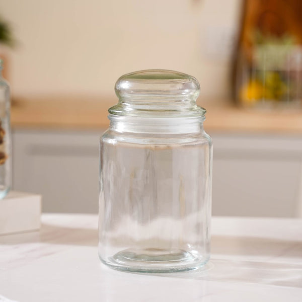 Modern Glass Jar Large Set Of 4 800ml