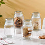 Modern Glass Jar Large Set Of 4 800ml - Jar