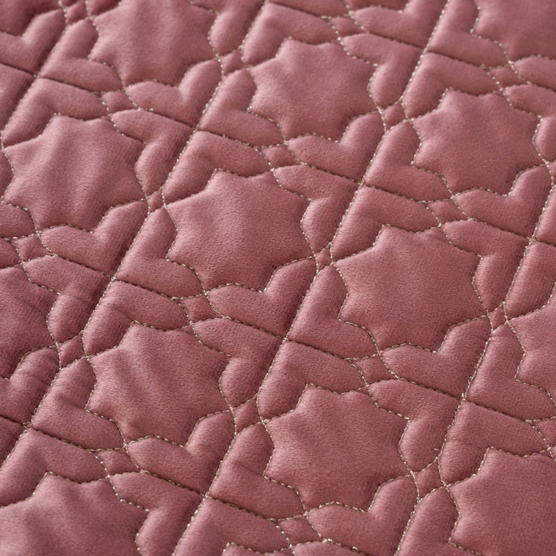 Traditional Velvet Dining Tablecloth Pink 52x40 Inch