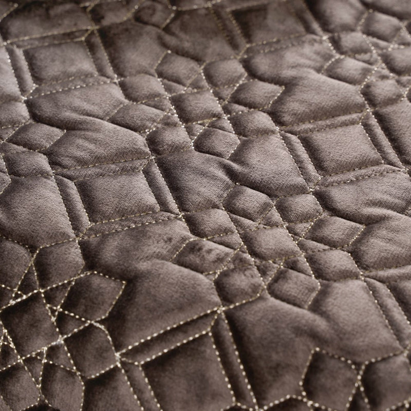 Traditional Velvet Dining Tablecloth Brown 52x40 Inch