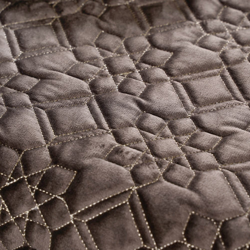 Traditional Velvet Dining Tablecloth Brown 52x40 Inch