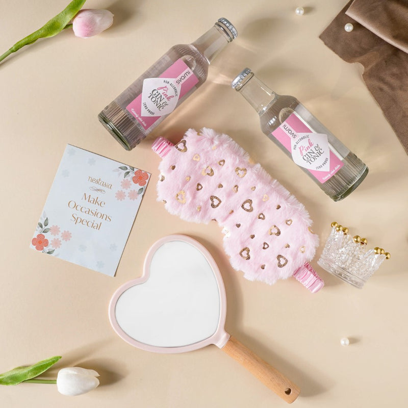 Glow Up Bridesmaid Gift Hamper Set Of 5